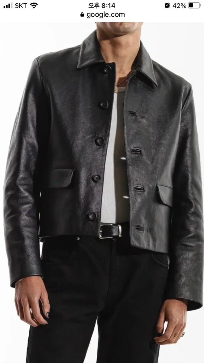 second layer mad dog leather jacket | 브랜드 중고거래 플랫폼, 번개장터